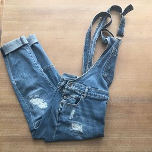 Pilcro denim overalls